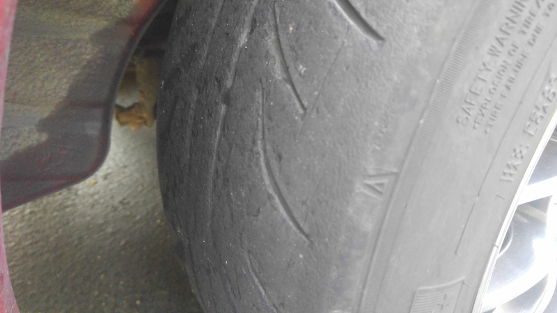 Like I said, pretty beat. Drifting, autox, roadtrips and dd’ing year round will do that to a 200tw tire.